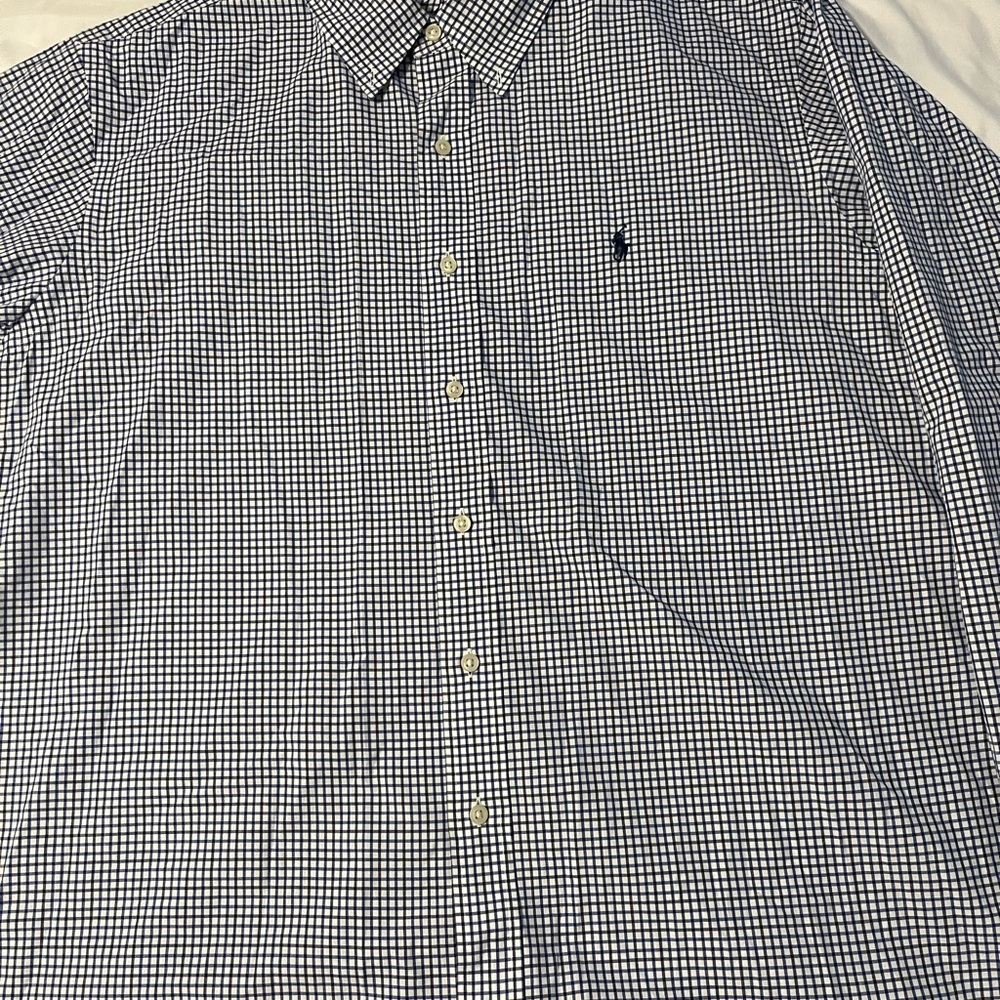 Polo Ralph Lauren Gingham Checkered button down shirt long sleeve